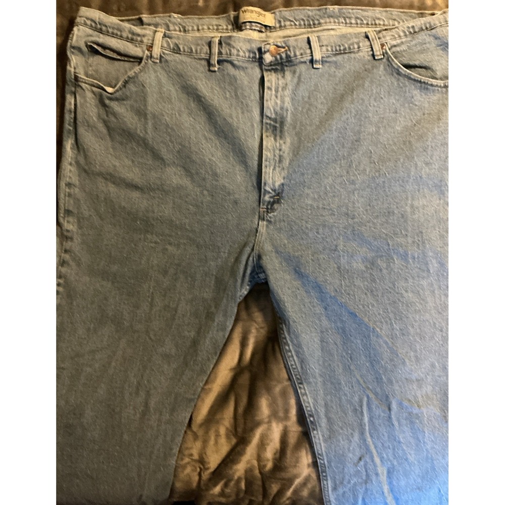 Wrangler Authentics Men's Size 58x32 Blue Denim Jeans